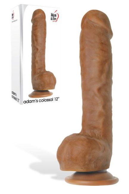 Adam and Eve Colossal 12" Dildo with Suction Cup